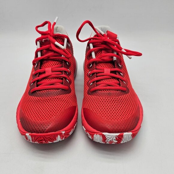 Under Armour HOVR Breakthru Versa Red Womens Basketball Shoes Size 6.5 - Picture 2 of 6